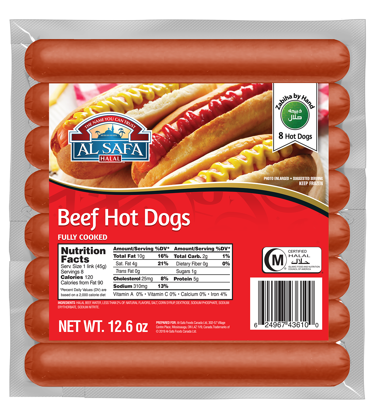 Halal Turkey Franks Hot Dogs 12oz Pack — HalalWorldDepot